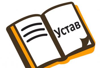 Измнения в Уставе нашего учреждения